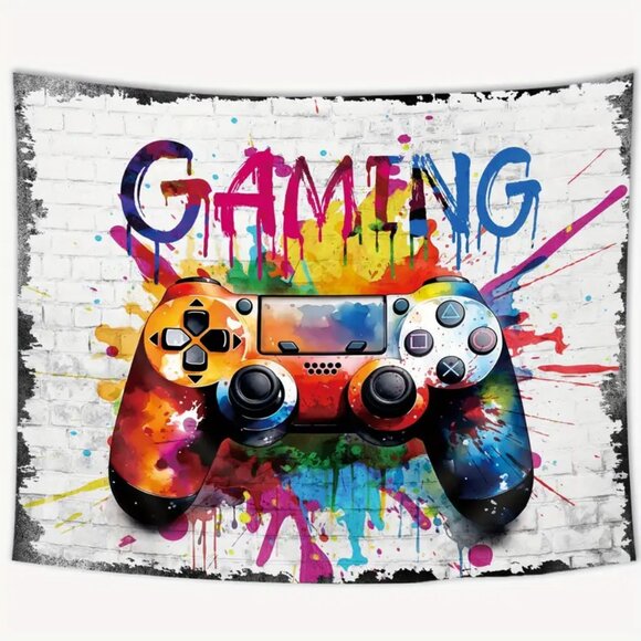 Graffiti Gamepad | Polyester Tapestry | 70*100cm - Picture 1 of 3